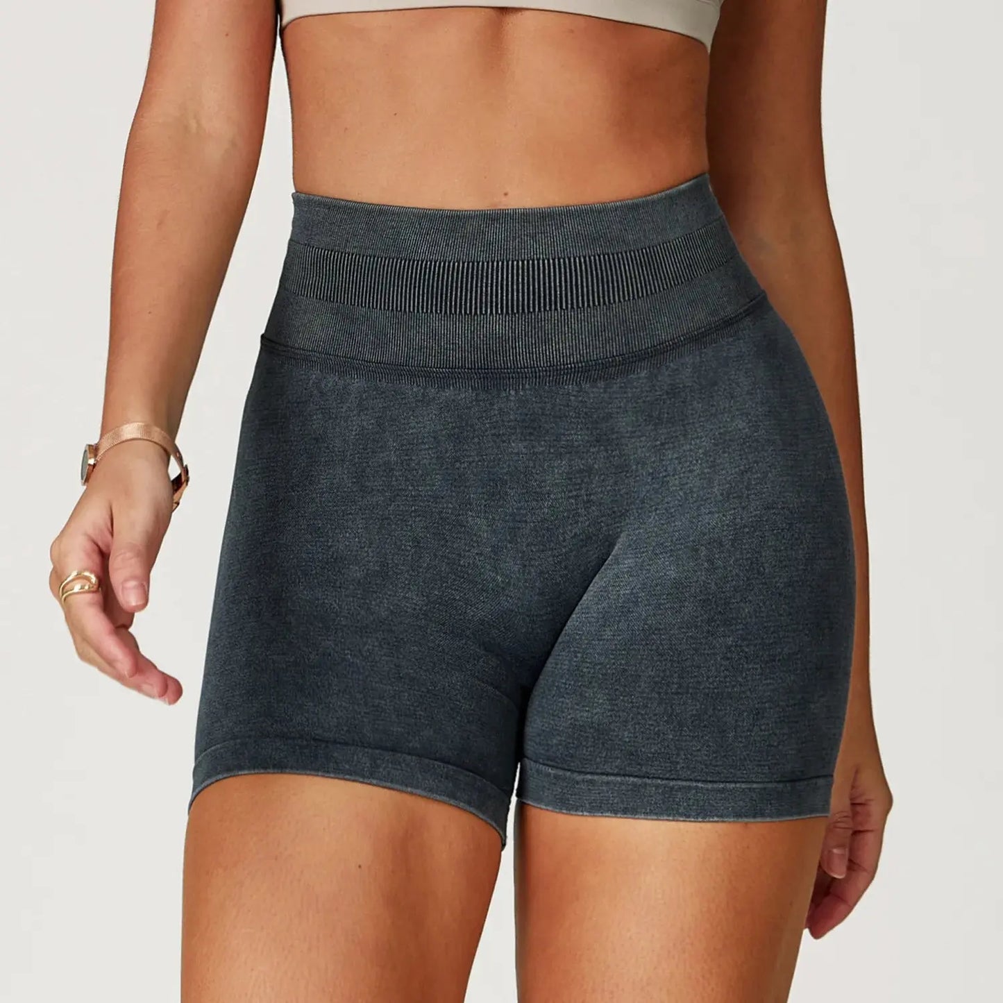 High Waist Yoga Shorts LunoraFit
