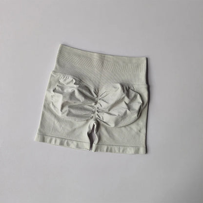 Seamless High-Waist Scrunch Gym Shorts (Peach-Lift, Ultra-Stretch, Squat-Proof)