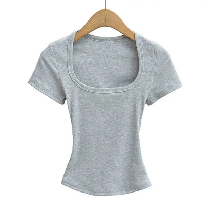 Summer Square Neck Crop Top