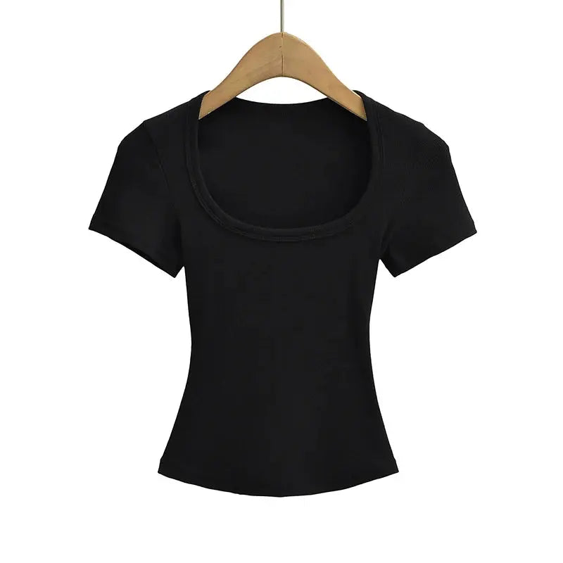 Summer Square Neck Crop Top