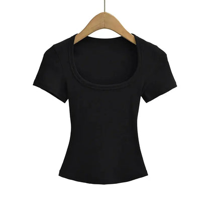Summer Square Neck Crop Top