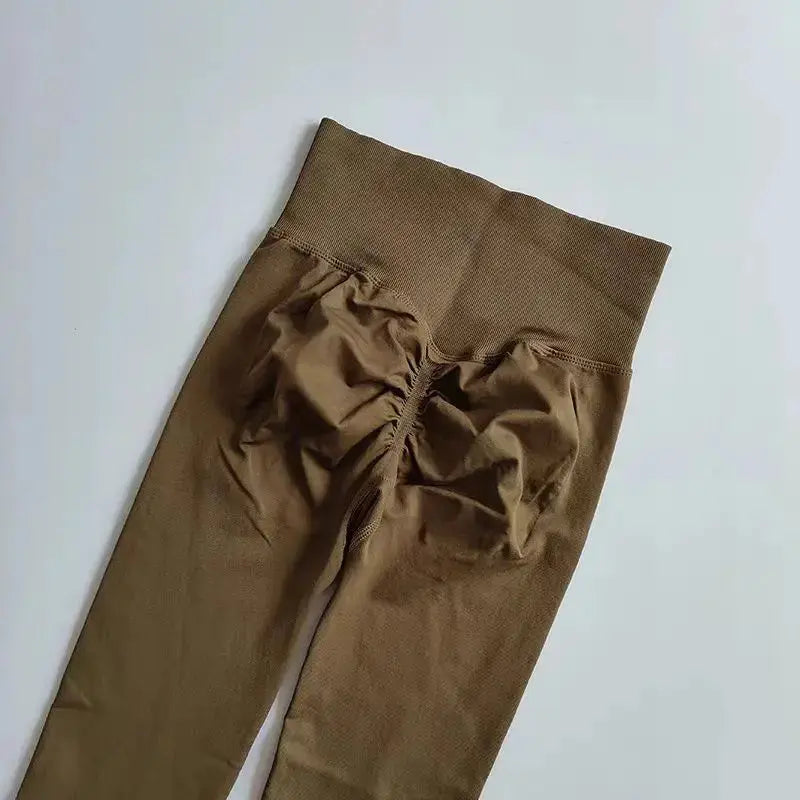 High Waist Seamless  Yoga Leggings