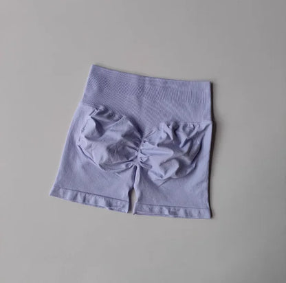 Seamless High-Waist Scrunch Gym Shorts (Peach-Lift, Ultra-Stretch, Squat-Proof)