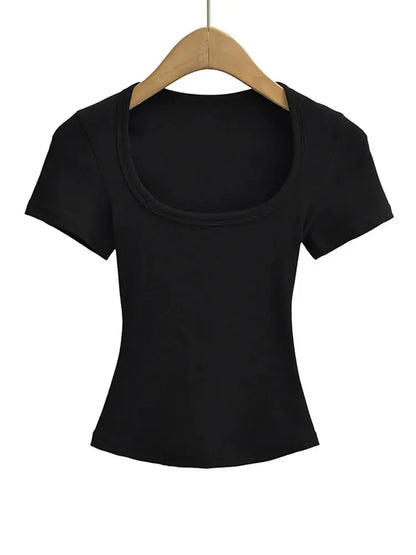 Summer Square Neck Crop Top