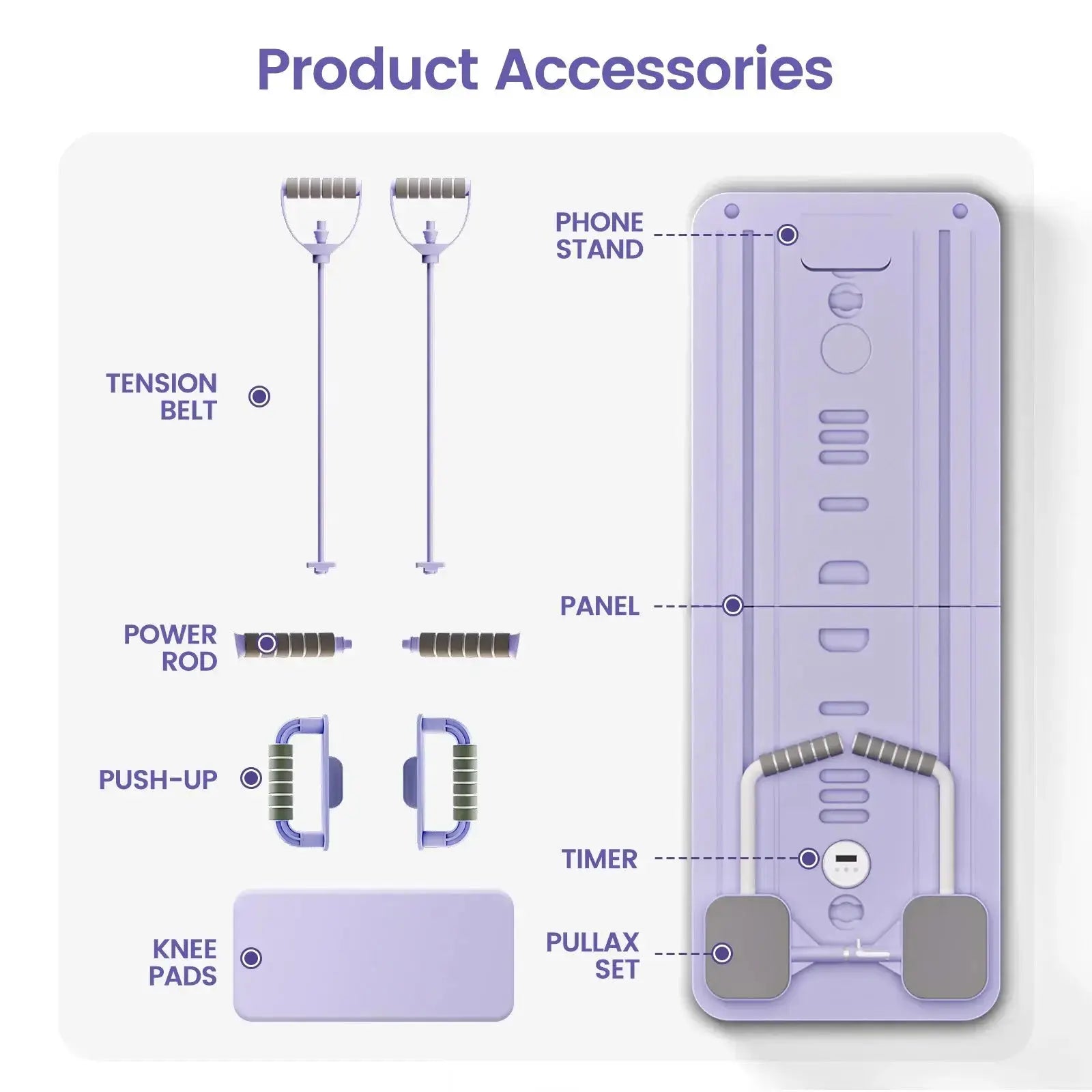 Multi-Functional Pilates Board - LunoraFit