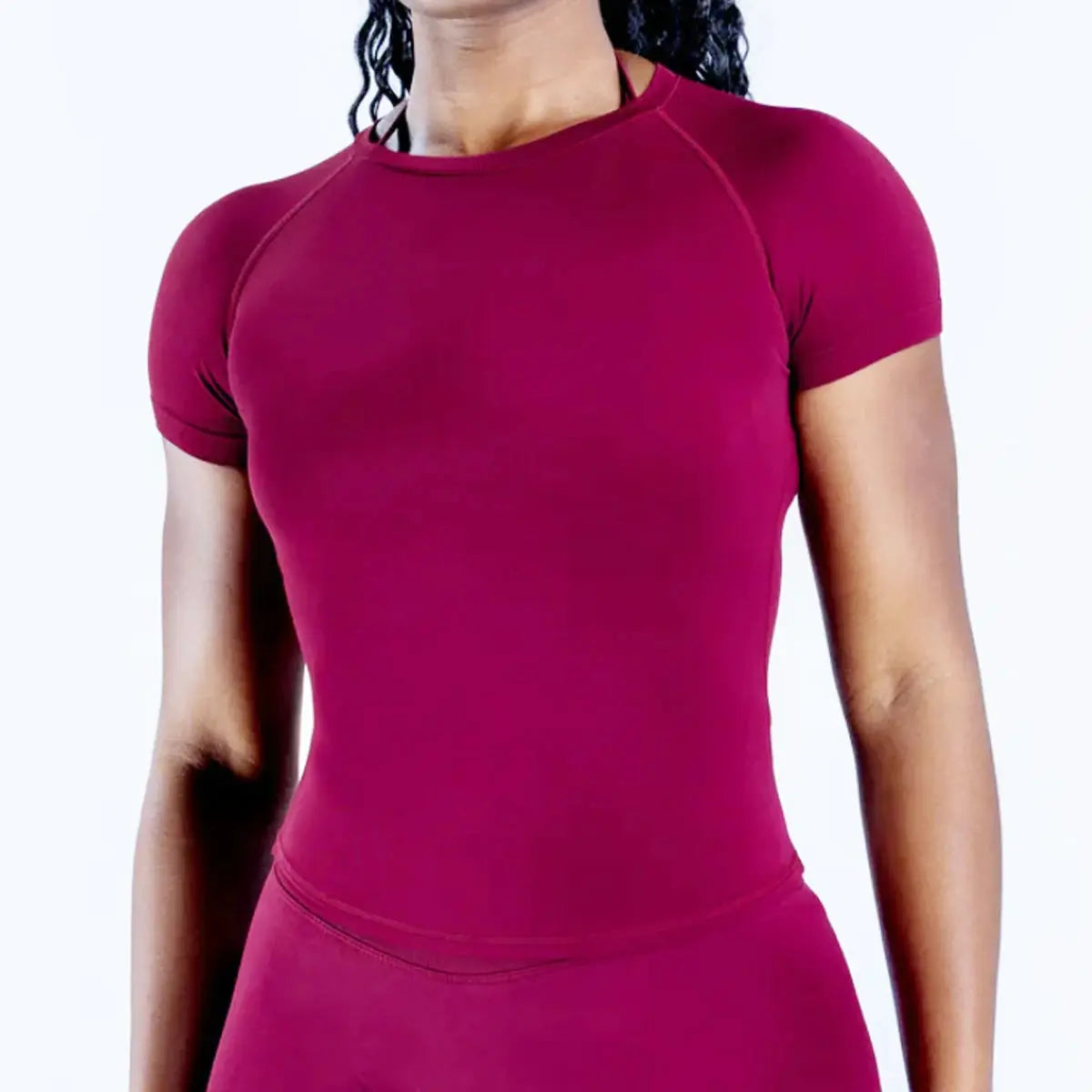 Short Sleeve Stretchy Top - LunoraFit