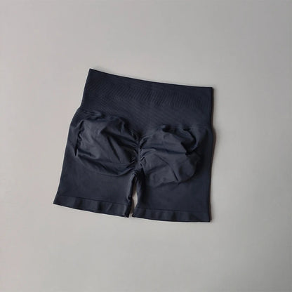 Seamless High-Waist Scrunch Gym Shorts (Peach-Lift, Ultra-Stretch, Squat-Proof)