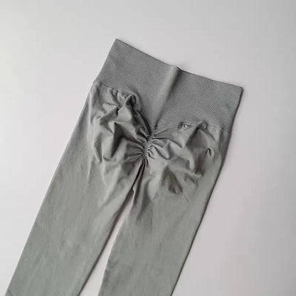 High Waist Seamless  Yoga Leggings