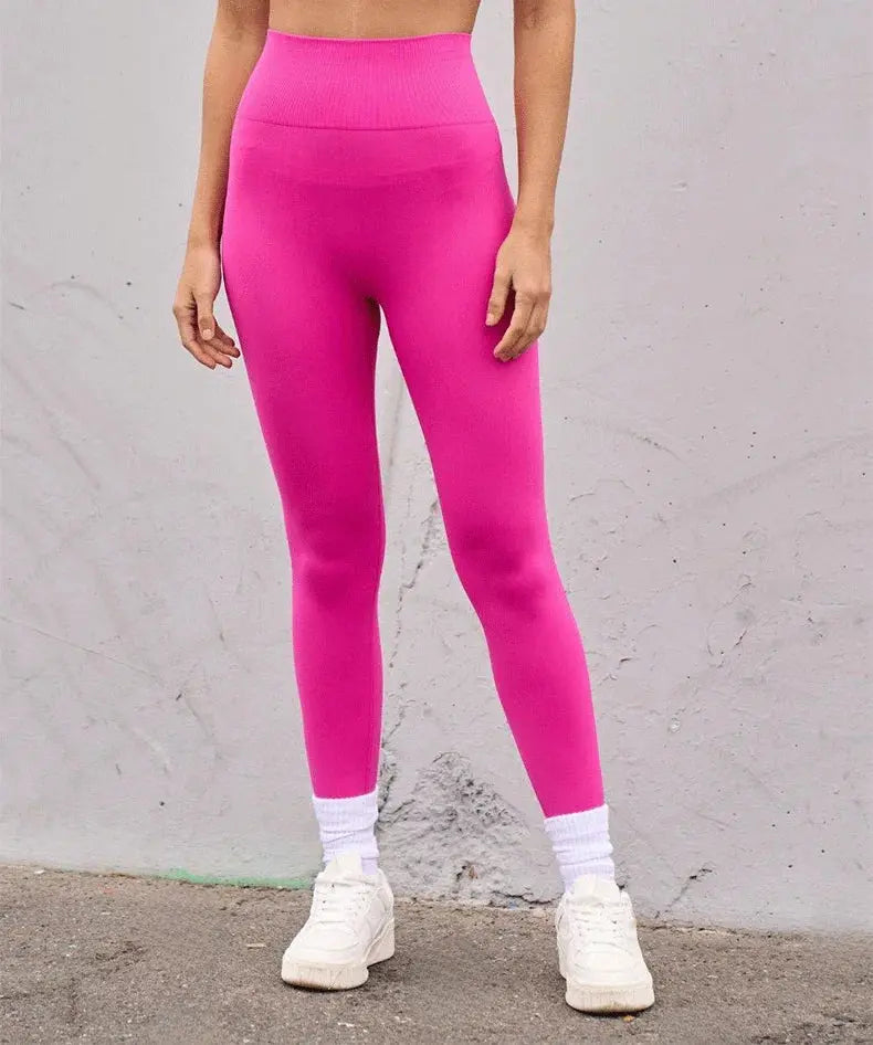 Seamless High Waist Sports Pants - LunoraFit